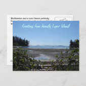 Carte Postale Blackberry sur Lopez (Devant / Derrière)