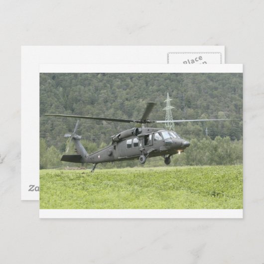 Carte Postale Blackhawk (Devant / Derrière)