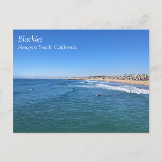 Carte Postale Blackies, Newport Beach, Californie (Devant)