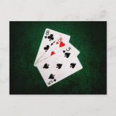 Carte Postale Blackjack 21 points - Huit, Huit, Cinq (Devant)