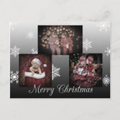 Carte Postale BlackJoyeux Noël photo personnalisée (Devant)