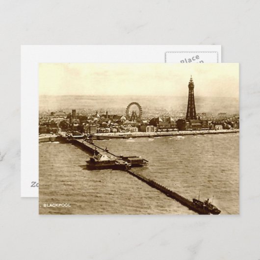 Carte Postale Blackpool (Devant / Derrière)