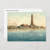 Carte Postale Blackpool II, Lancashire, Angleterre (Devant / Derrière)