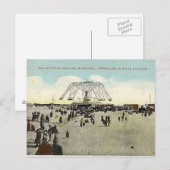 Carte Postale Blackpool, Maxim Flying Machine (Devant / Derrière)