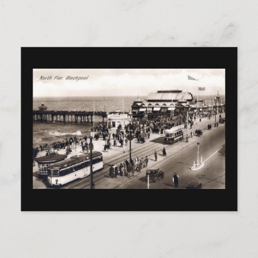 Carte Postale Blackpool, North Pier (Devant)