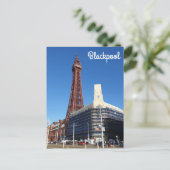 Carte postale Blackpool Tower (Debout devant)