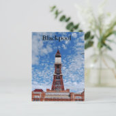 Carte postale Blackpool Tower (Debout devant)