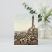 Carte Postale Blackpool Tower, Lancashire, Angleterre, vers 1895 (Debout devant)