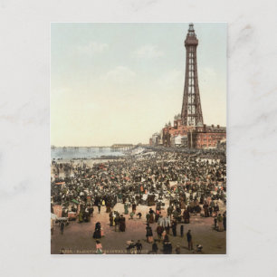 Carte Postale Blackpool Tower, Lancashire, Angleterre, vers 1895