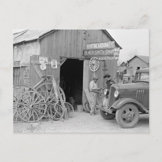 Carte Postale Blacksmith Shop, 1939 (Devant)
