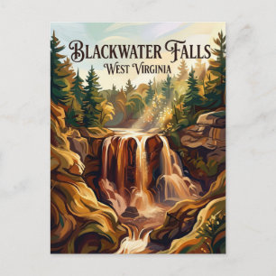 Carte Postale Blackwater Falls State Park Virginie-Occidentale
