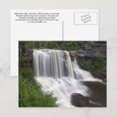 Carte postale - Blackwater Falls, Virginie-Occiden (Devant / Derrière)