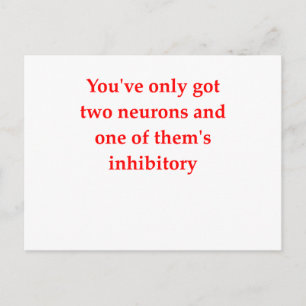 Carte Postale blague de biologie