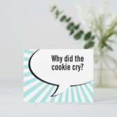 Carte Postale blague de biscuit papa (Debout devant)