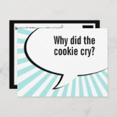 Carte Postale blague de biscuit papa (Devant / Derrière)