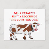 Carte Postale blague de chimie (Devant)