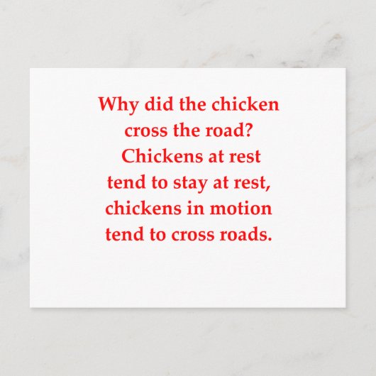 Carte Postale blague de chimie (Devant)