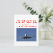 Carte Postale blague de la compagnie PILOT (Debout devant)