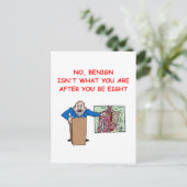 Carte Postale blague de l'école de médecine (Debout devant)