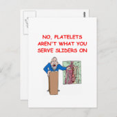 Carte Postale blague de l'école de médecine (Devant / Derrière)