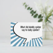 Carte Postale blague de papa spider (Debout devant)