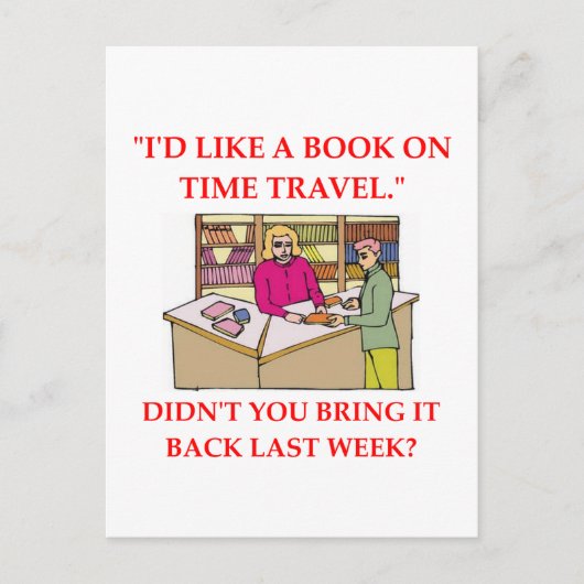 Carte Postale blague de physique (Devant)