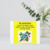 Carte Postale blague de pont en double (Debout devant)