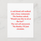 Carte Postale blague de sang (Devant)