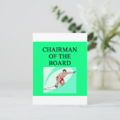 Carte Postale blague de surfeur (Debout devant)