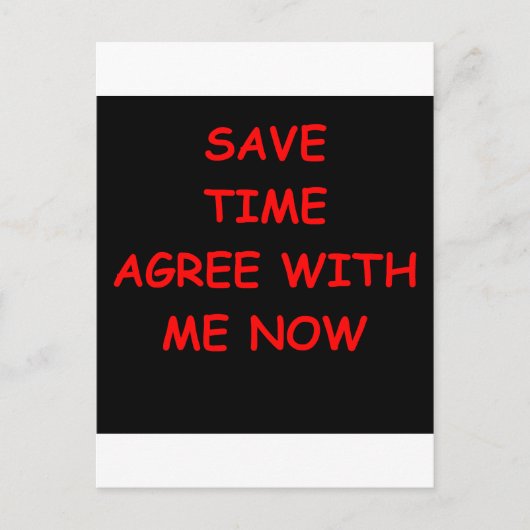 Carte Postale blague drôle pour vous (Devant)