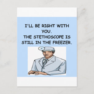Carte Postale blague du médecin