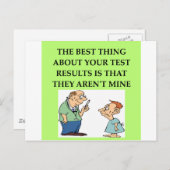 Carte Postale blague du médecin (Devant / Derrière)