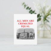 Carte Postale blague féministe (Debout devant)