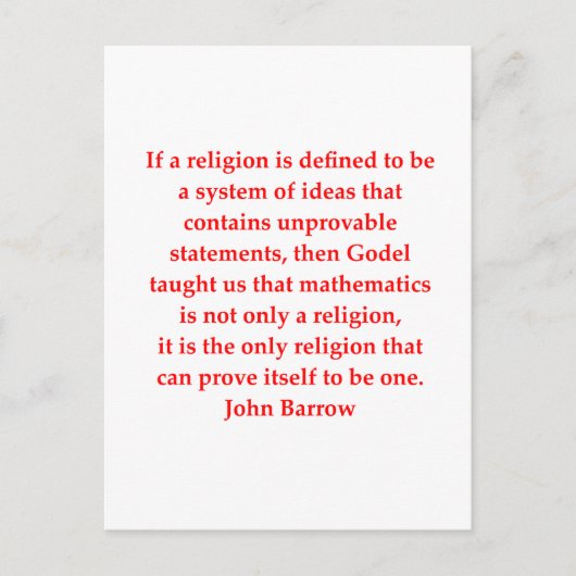 Carte Postale blague mathématique drôle (Devant)