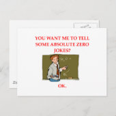 Carte Postale blague physique (Devant / Derrière)