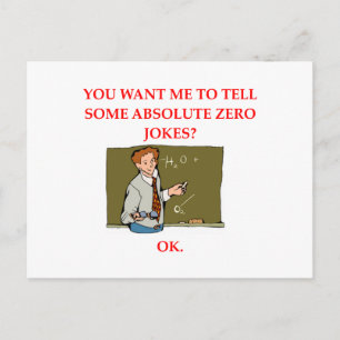 Carte Postale blague physique
