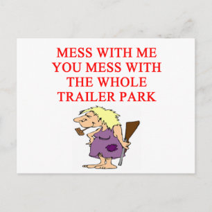 Carte Postale blague redneck hillbilly