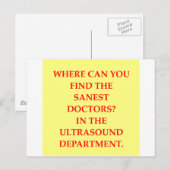 Carte Postale blague uktra sound (Devant / Derrière)