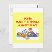 Carte Postale blagues (Devant / Derrière)