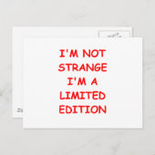 Carte Postale blagues amusantes pour vous (Devant / Derrière)