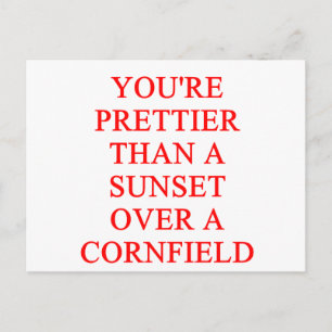Carte Postale blagues cornées