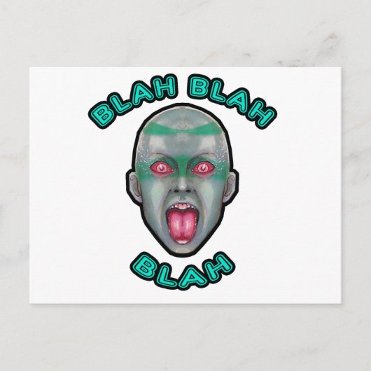 CARTE POSTALE BLAHBLAHBLAH (Devant)