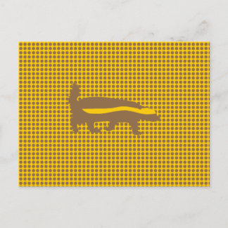 Carte Postale blaireau de miel