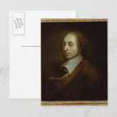 Carte Postale Blaise Pascal c.1691 (Devant / Derrière)