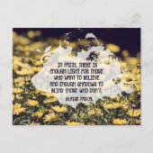 Carte Postale Blaise Pascal Citation Inspirationnelle "Dans la f (Devant)