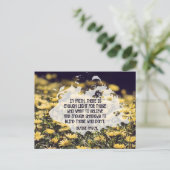 Carte Postale Blaise Pascal Citation Inspirationnelle "Dans la f (Debout devant)