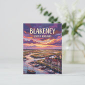 Carte Postale Blakeney Royaume-Uni (Debout devant)