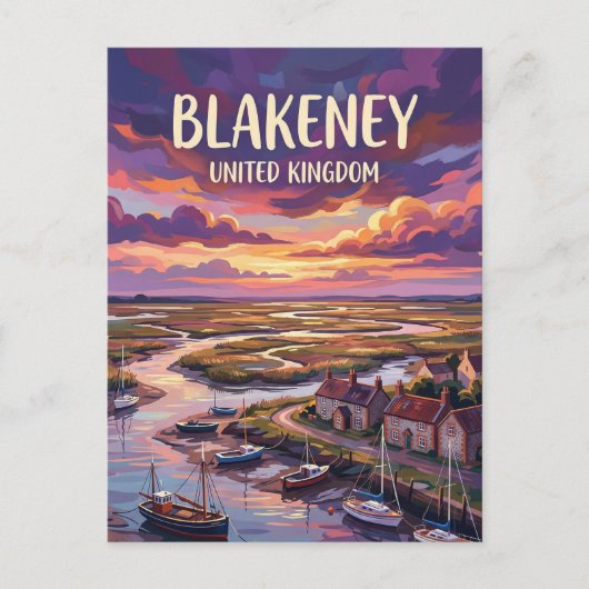 Carte Postale Blakeney Royaume-Uni (Devant)