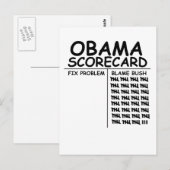 Carte Postale Blâmer Bush (Devant / Derrière)