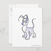 Carte Postale Blanc de Gelert (Devant / Derrière)